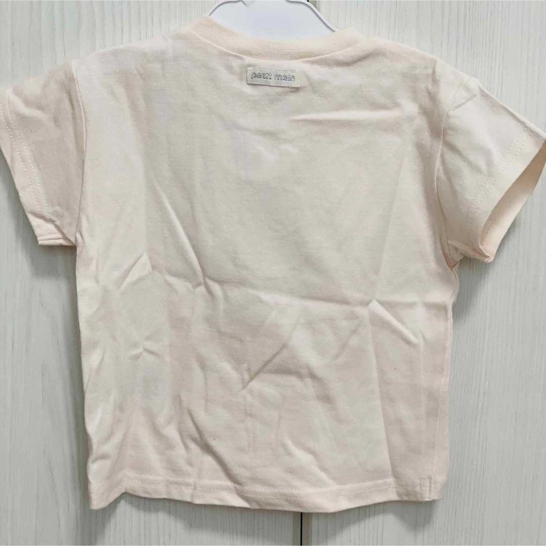 新品未使用　プティマイン ミッフィー アップリケtシャツ  80 キッズ/ベビー/マタニティのベビー服(~85cm)(Ｔシャツ)の商品写真