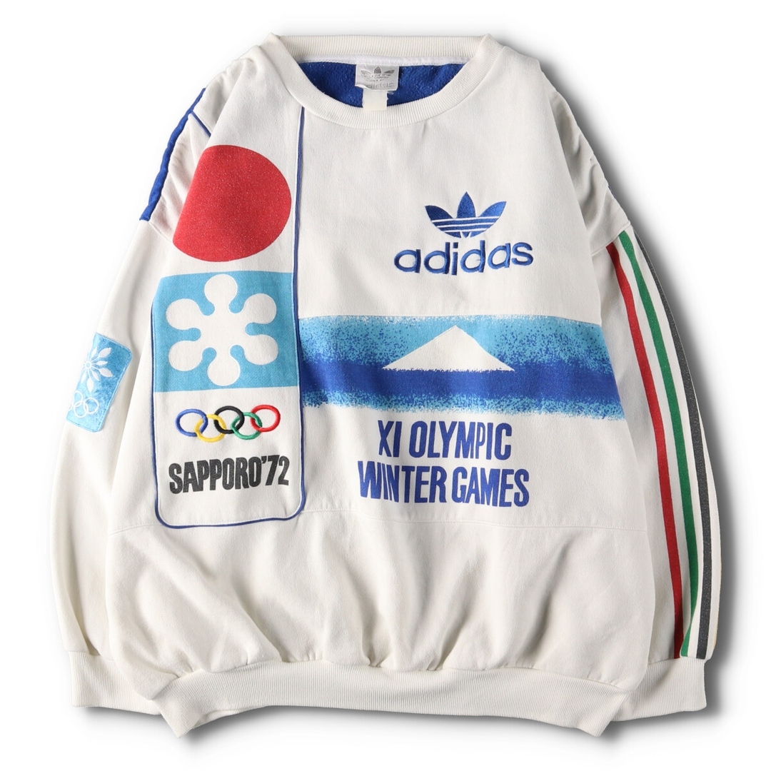 adidas(アディダス)の古着 80年代 アディダス adidas SAPPORO OLYMPIC 1972 札幌冬季オリンピック スウェットシャツ トレーナー メンズXXL ヴィンテージ /evb004757 メンズのトップス(スウェット)の商品写真