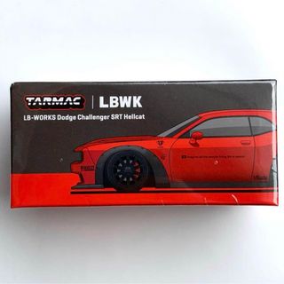 ターマックワークス1/64 ダッジ チャレンジャー　SRT Hellcat 赤(ミニカー)