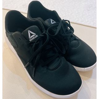 Reebok - リーボック24.5 美品　ブラック　スニーカー　軽量　ウォーキング