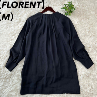 【FLORENT フローレント】ブラウス（1）プルオーバー　オーバーサイズ　紺