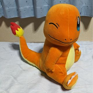 ポケモン(ポケモン)のポケットモンスター しっぽみてみて! めちゃでかヒトカゲぬいぐるみ(ぬいぐるみ)