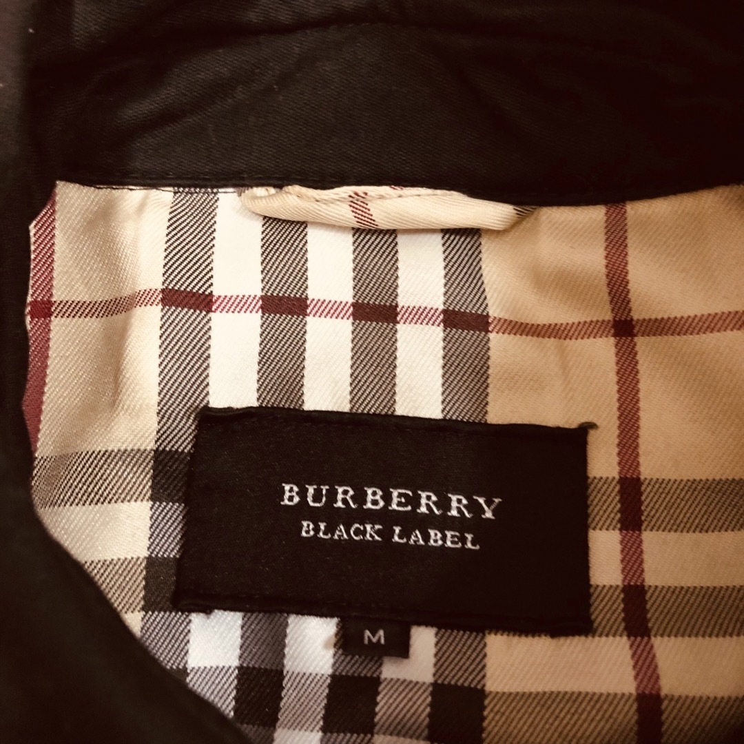 BURBERRY BLACK LABEL(バーバリーブラックレーベル)のバーバリー コットンジャケット Mサイズ  BMP13-503-78 ブラック メンズのジャケット/アウター(その他)の商品写真