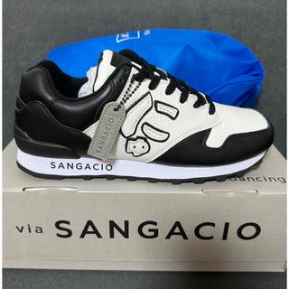 SANGACIO にゅ〜ず「White/Black」(スニーカー)