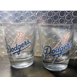 ドジャース ペア ショットグラス Dodgers(グラス/カップ)