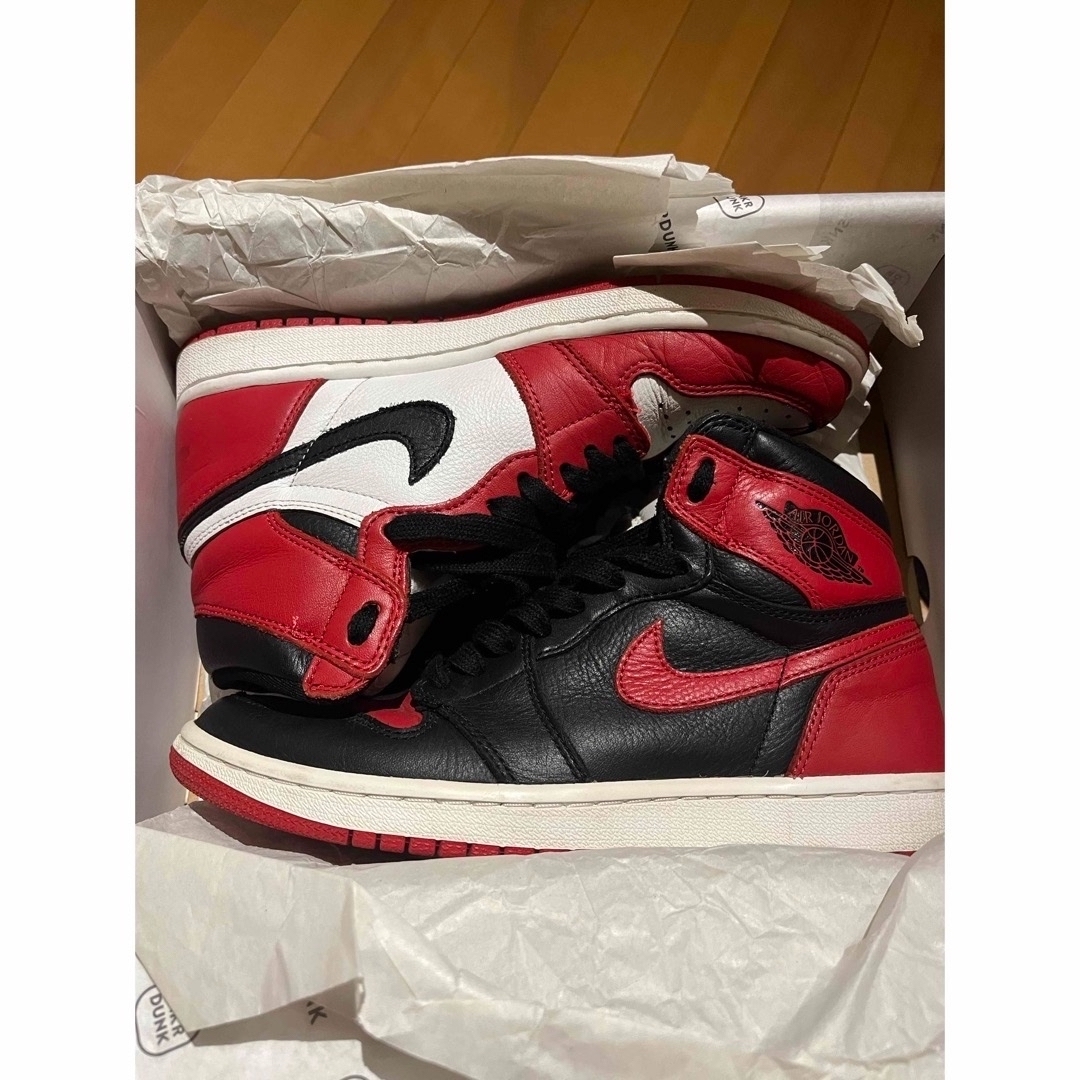 Jordan Brand（NIKE）(ジョーダン)のAIR JORDAN 1 RETRO HOMAGE TO HOME 25.5cm メンズの靴/シューズ(スニーカー)の商品写真