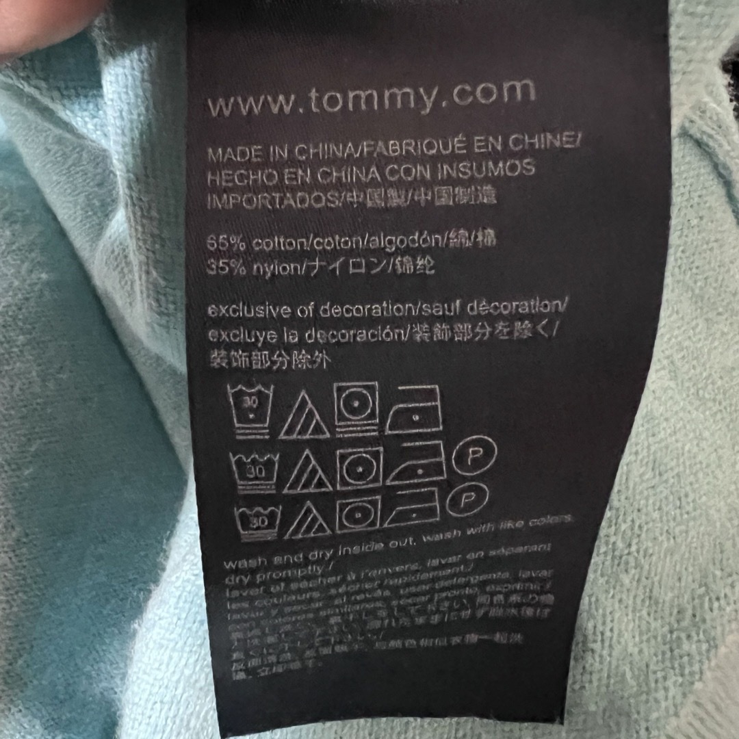 TOMMY HILFIGER(トミーヒルフィガー)のトミーフィルフィガー　コットンニット　メンズ　XS  メンズのトップス(ニット/セーター)の商品写真