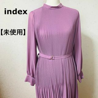 インデックス(INDEX)の【未使用タグ付き】 インデックス　洗える　パターンアソート プリーツワンピース(ロングワンピース/マキシワンピース)