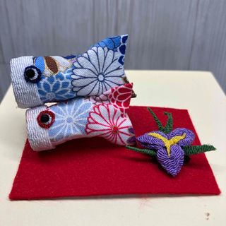 こいのぼり　五月人形　ちりめん細工　ハンドメイド　(その他)