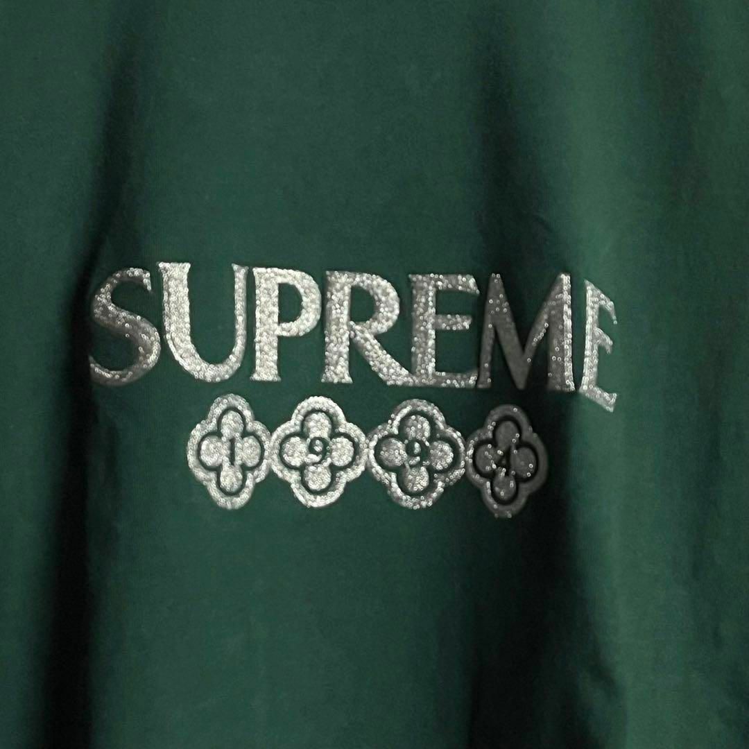 Supreme(シュプリーム)の【希少XLサイズ】シュプリーム☆ラメ入りビッグ刺繍ロゴ入り半袖Tシャツ その他のその他(その他)の商品写真