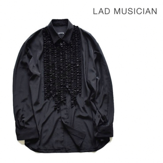 LAD MUSICIAN - LAD MUSICIAN 23ss フリルシャツ FRILL SHIRT 黒