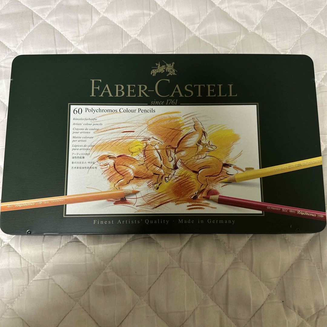 FABER-CASTELL(ファーバーカステル)のファーバーカステル　ポリクロモス 色鉛筆　60色 エンタメ/ホビーのアート用品(色鉛筆)の商品写真