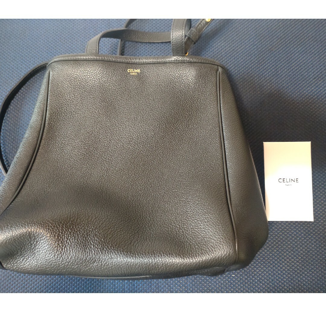 celine(セリーヌ)の正規品 CELINE スモールフォールドカバ ブラック オールドセリーヌ レディースのバッグ(トートバッグ)の商品写真