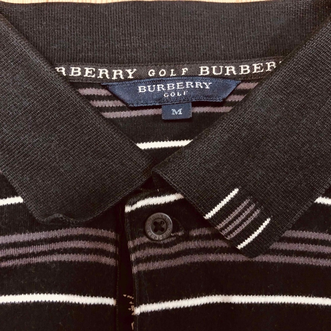 BURBERRY(バーバリー)のバーバリーウール混長袖ゴルフシャツ BFV21-722-09 スポーツ/アウトドアのゴルフ(ウエア)の商品写真