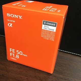 SONY - 新品未使用★SONY★単焦点レンズ★50mm F1.8★SEL50F18F