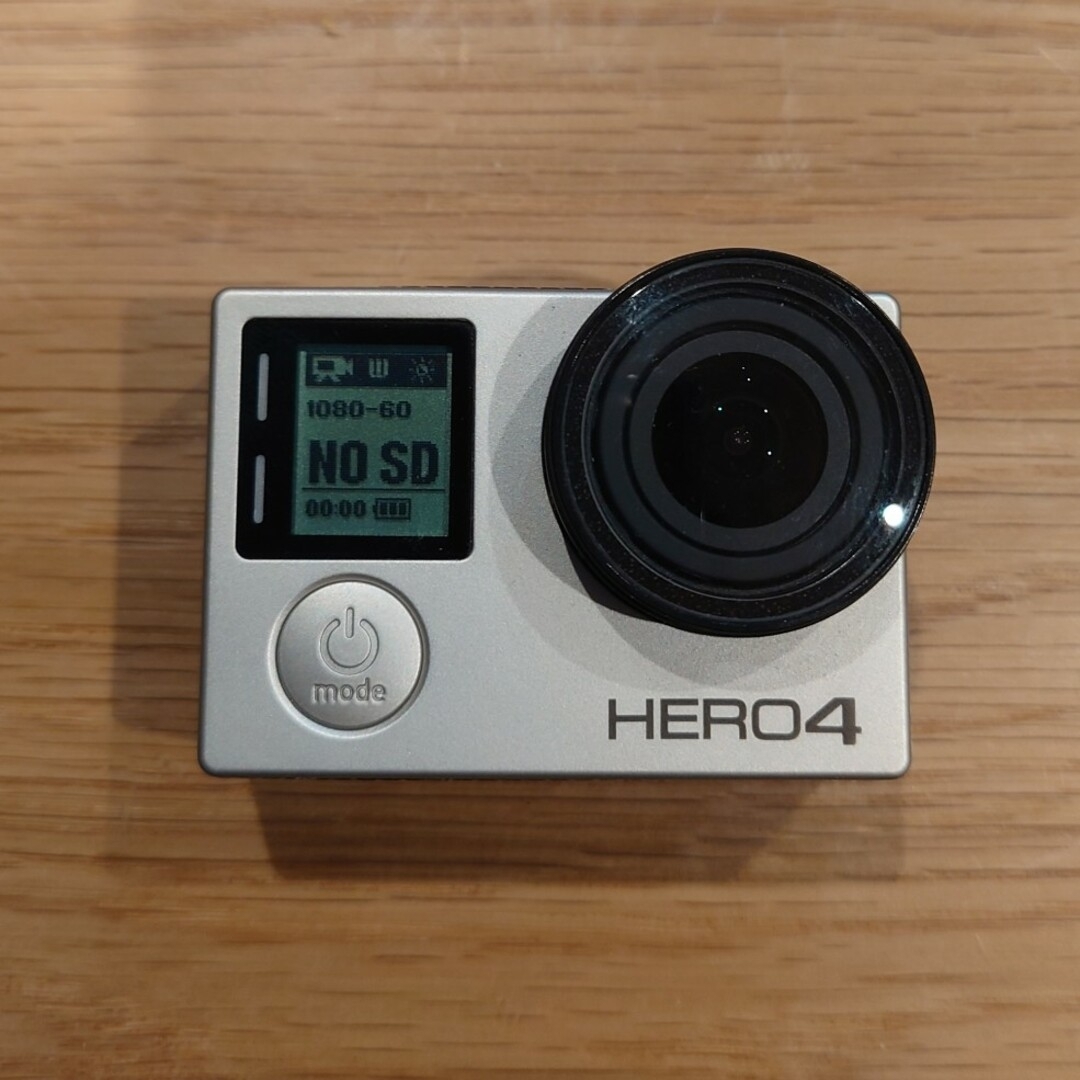 GoPro(ゴープロ)の【美品】GOPRO HERO4本体セット スマホ/家電/カメラのカメラ(ビデオカメラ)の商品写真