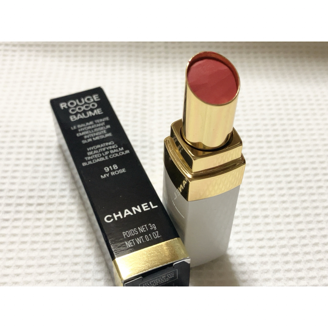 CHANEL(シャネル)のCHANEL シャネル ルージュ ココ ボーム 918 - マイ ローズ コスメ/美容のベースメイク/化粧品(口紅)の商品写真