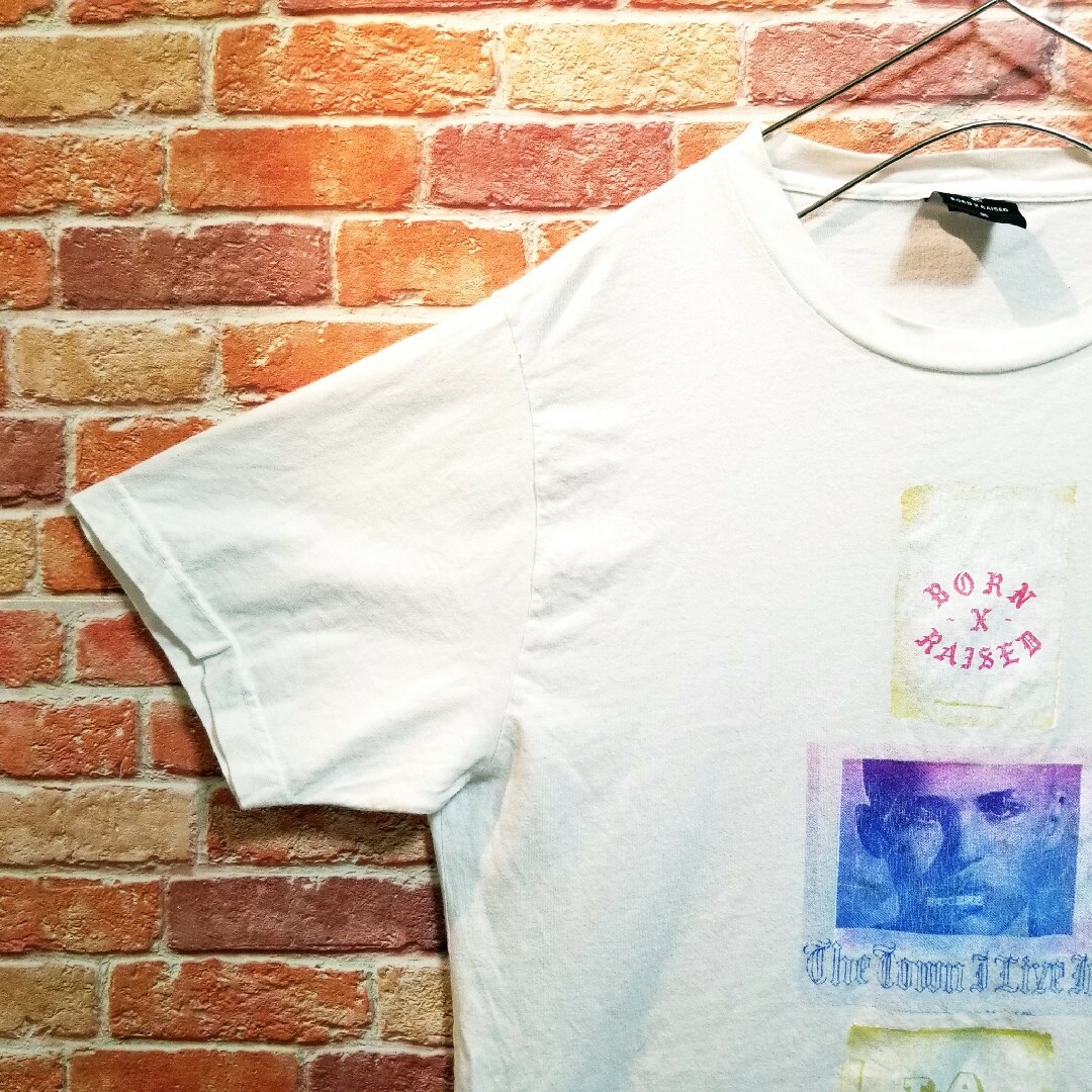 【サイズM】古着　Tシャツ　ストリート　アメカジ　born x raised メンズのトップス(Tシャツ/カットソー(半袖/袖なし))の商品写真