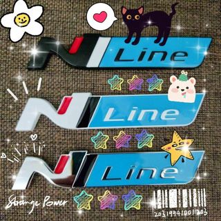 【新製品！】N-LINE　エンブレム（ブルーシリーズ）HONDA　Nシリーズ等(車外アクセサリ)