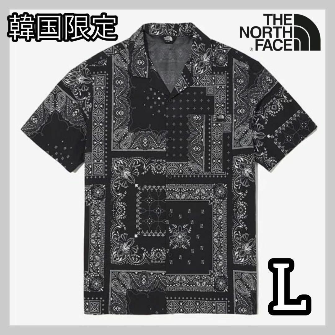 THE NORTH FACE(ザノースフェイス)のTHE NORTH FACE ノースフェイス シャツ バンダナ 新品 L 韓国 メンズのトップス(シャツ)の商品写真