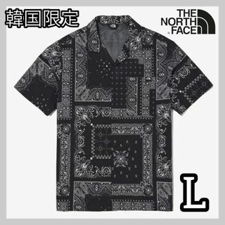 THE NORTH FACE - THE NORTH FACE ノースフェイス シャツ バンダナ 新品 L 韓国