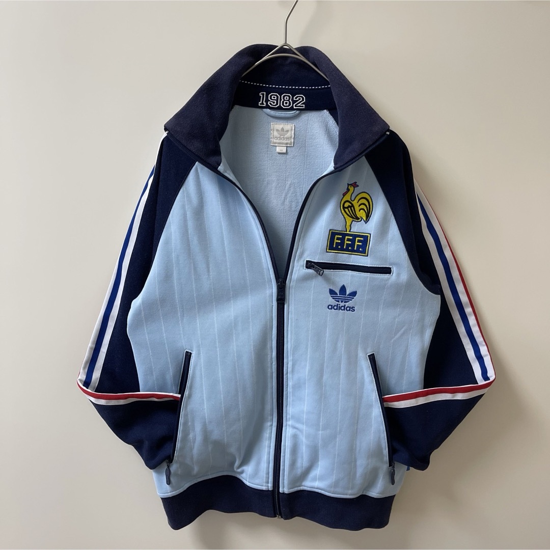 最高級のスーパー サイズ6☆70s 西ドイツ製トラックジャケット ジャージ すかせ アディダス