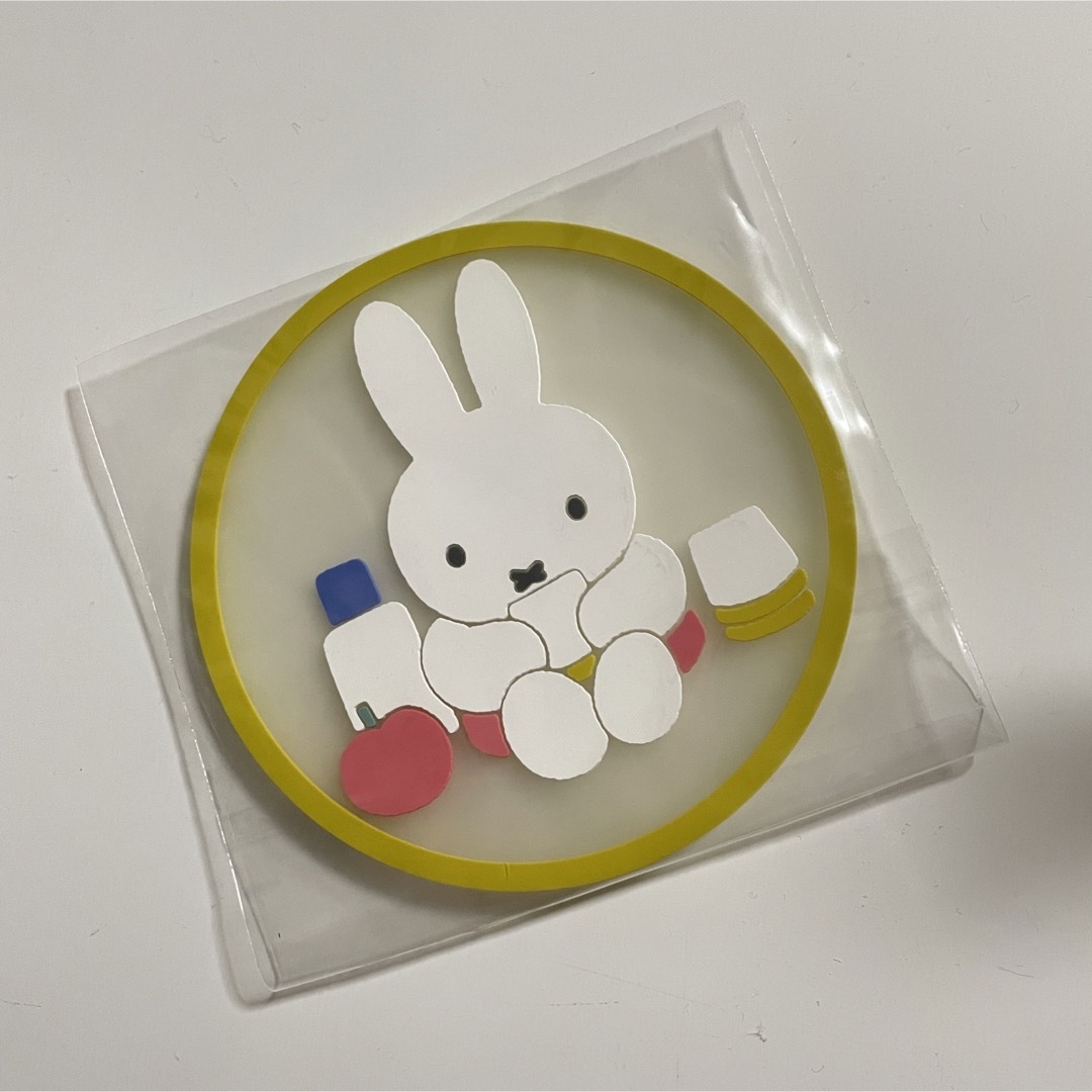 miffy(ミッフィー)のミッフィー 【 ラバーコースター 】 エンタメ/ホビーのおもちゃ/ぬいぐるみ(キャラクターグッズ)の商品写真