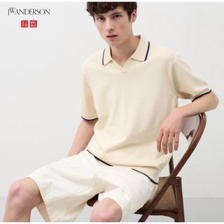 ユニクロ(UNIQLO)のニットポロシャツ（半袖）UNIQLO JWANDERSON(ポロシャツ)