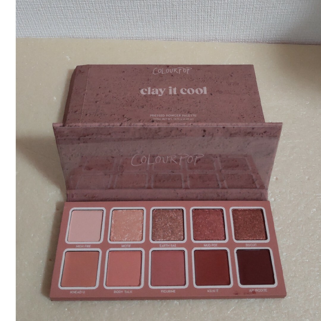 colourpop(カラーポップ)の【未使用※】カラーポップ　アイシャドウパレットClay It Cool コスメ/美容のベースメイク/化粧品(アイシャドウ)の商品写真