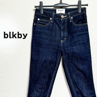 blkby ブラック　マウジー　デニムパンツ　スキニー　ワンウォッシュ　ジーンズ