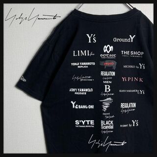 Yohji Yamamoto - 【希少XLサイズ】ヨウジヤマモト　バックプリント　Tシャツ　ニューエラ　コラボ