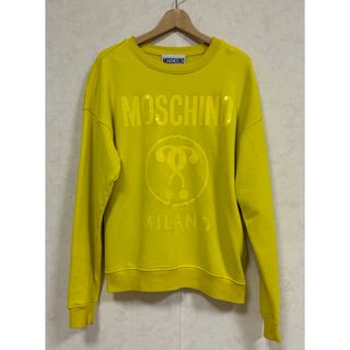 MOSCHINO - MOSCHINO モスキーノ メンズトレーナー ダブルクエスチョンマークプリント