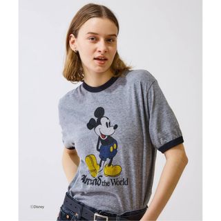 シンゾーン(Shinzone)の新品■Shinzone MICKEY RINGER TEE■ロンハーマン sea(Tシャツ(半袖/袖なし))