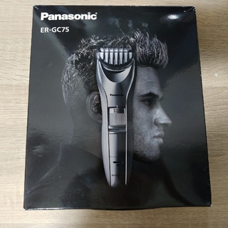 パナソニック(Panasonic)の【美品】パナソニック ヘアーカッター シルバー ER-GC75(その他)