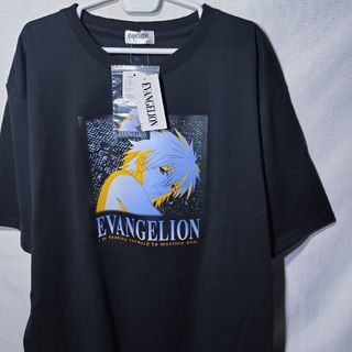 新品 Tシャツ F カヲル 登場 エヴァンゲリオン ステッカー アニメ 劇場版(Tシャツ/カットソー(半袖/袖なし))