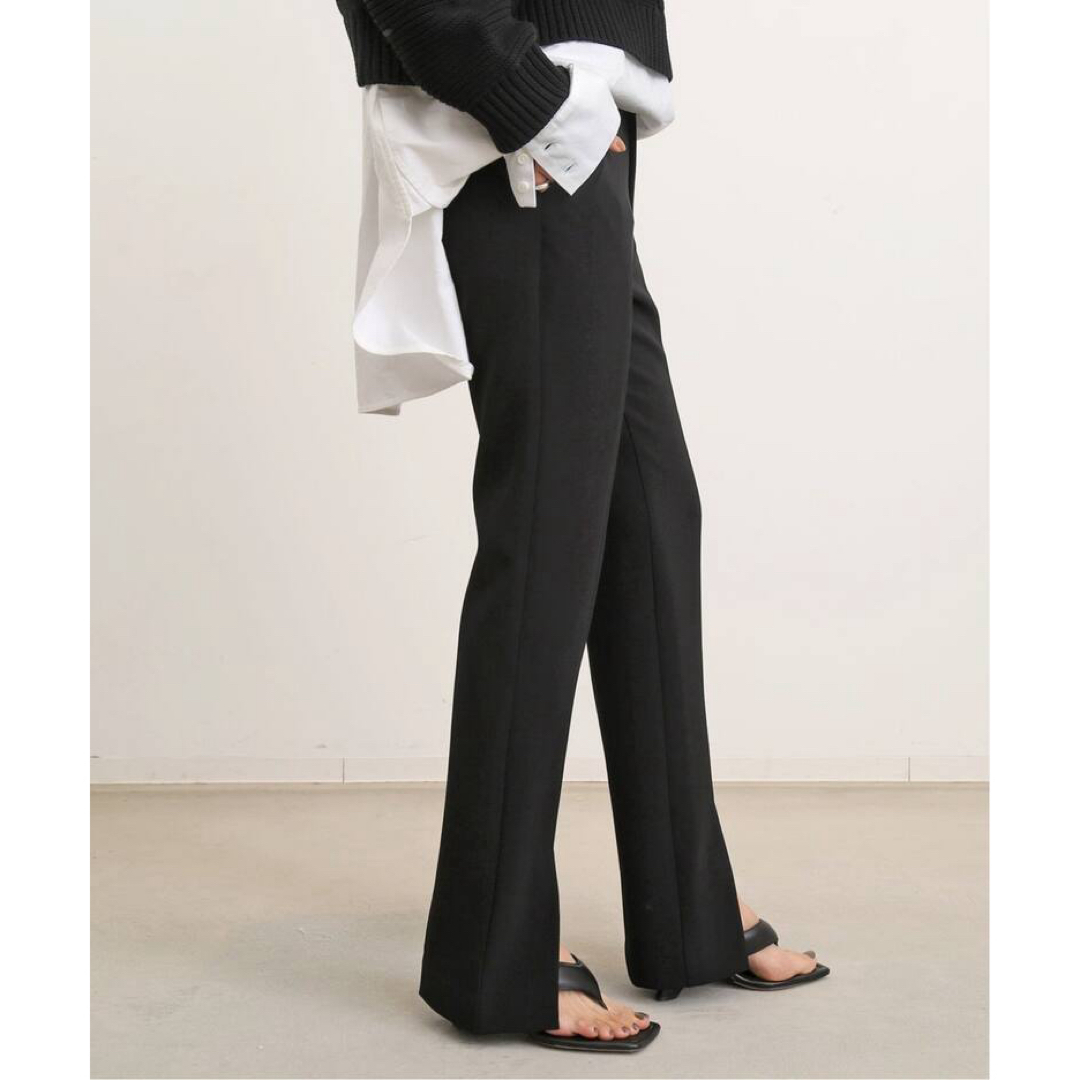 L'Appartement DEUXIEME CLASSE(アパルトモンドゥーズィエムクラス)のCol Pierrot /コル ピエロ】Strech Slit Pants レディースのパンツ(カジュアルパンツ)の商品写真