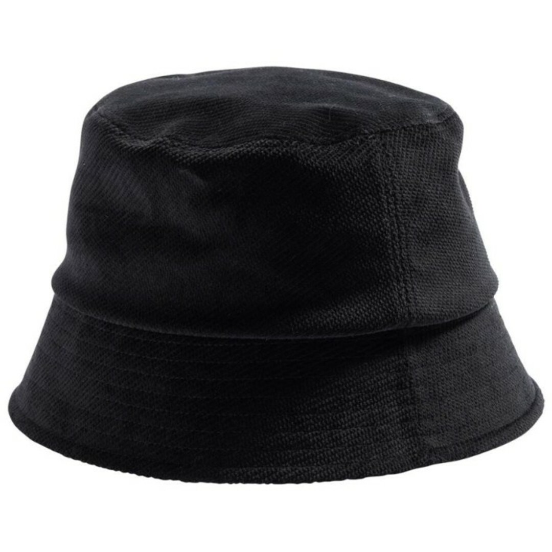 新品未開封Loo＆c　UVカット　秋冬バケットハット　ブラックL レディースの帽子(ハット)の商品写真