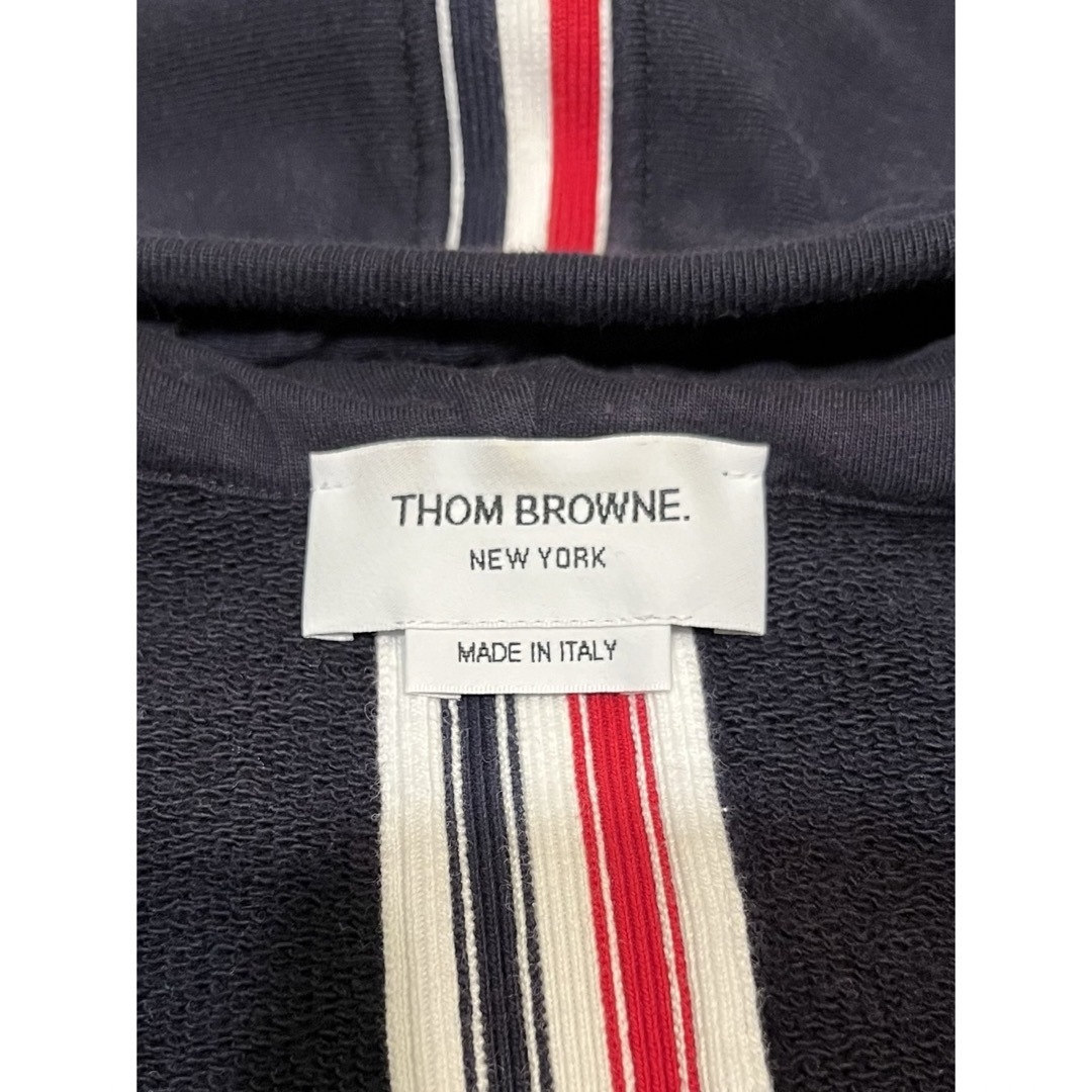 THOM BROWNE(トムブラウン)のトムブラウン  ジップアップパーカー トリコロール　 　サイズ0 メンズのトップス(パーカー)の商品写真
