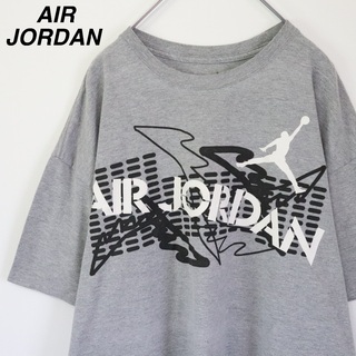 ジョーダン(Jordan Brand（NIKE）)の【2XLサイズ】エアージョーダン／Tシャツ　ビッグロゴ　メキシコ製　ストリート(Tシャツ/カットソー(半袖/袖なし))
