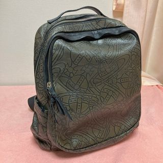 ヴィヴィアンウエストウッド(Vivienne Westwood)の【ヴィヴィアン 】アーサーリュック　ブラック　カーキ　オーブ(バッグパック/リュック)