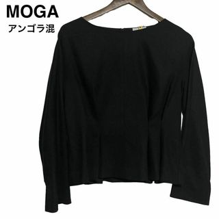 モガ(MOGA)のMOGA★モガ トップス ウール アンゴラ 2 M ブラック 黒 レディース(Tシャツ(長袖/七分))