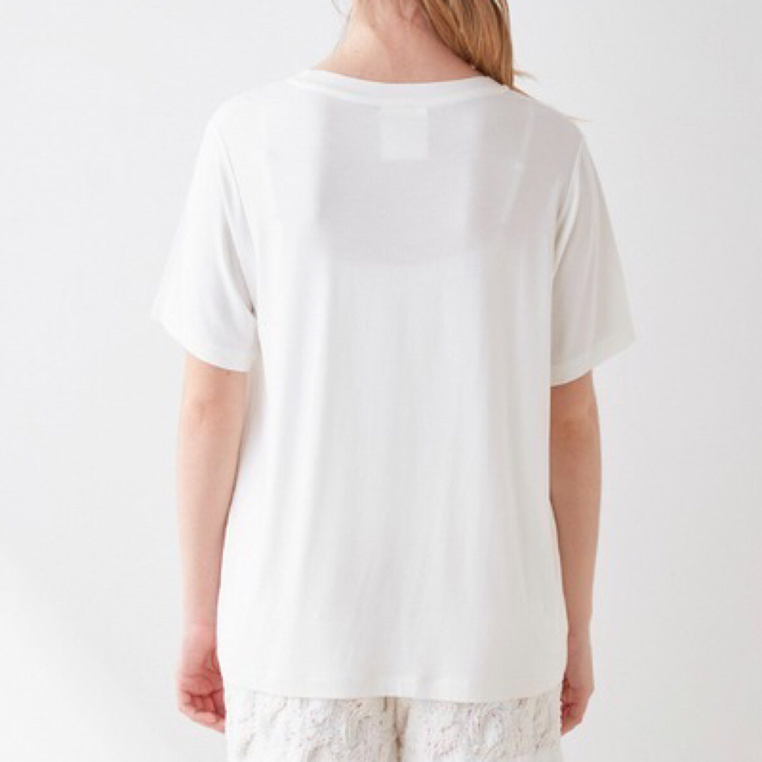 gelato pique(ジェラートピケ)のジェラートピケ♡15th♡ワンポイントTシャツ オフホワイト♡ レディースのトップス(Tシャツ(半袖/袖なし))の商品写真