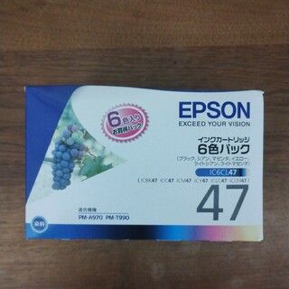 エプソン(EPSON)のEPSON インクカートリッジ IC6CL47 6色(オフィス用品一般)