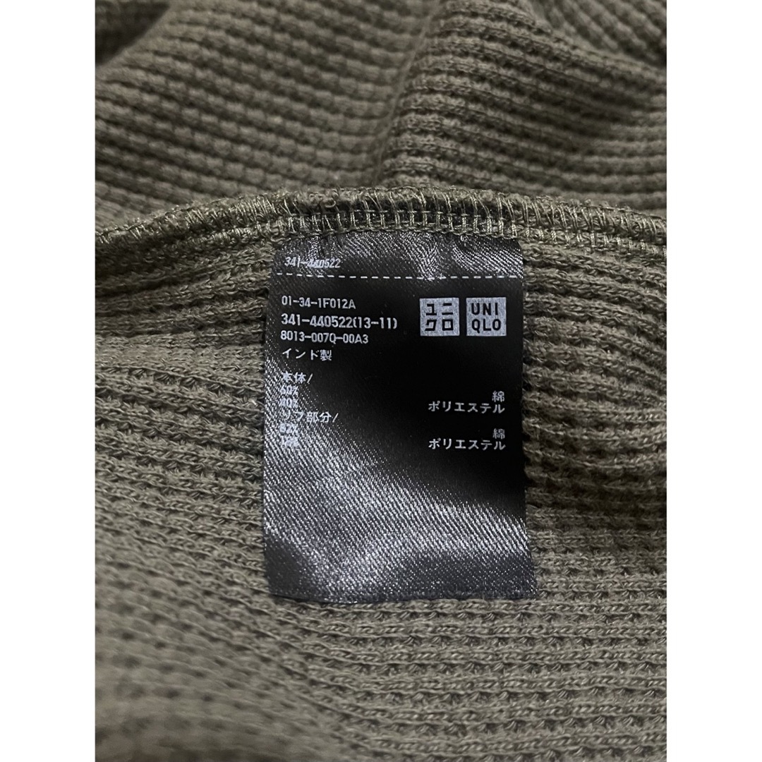 UNIQLO(ユニクロ)のユニクロ　ワッフル　クルーネックT メンズのトップス(Tシャツ/カットソー(七分/長袖))の商品写真