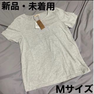 シマムラ(しまむら)の【未着用】グレー 半袖Tシャツ Mサイズ(Tシャツ(半袖/袖なし))