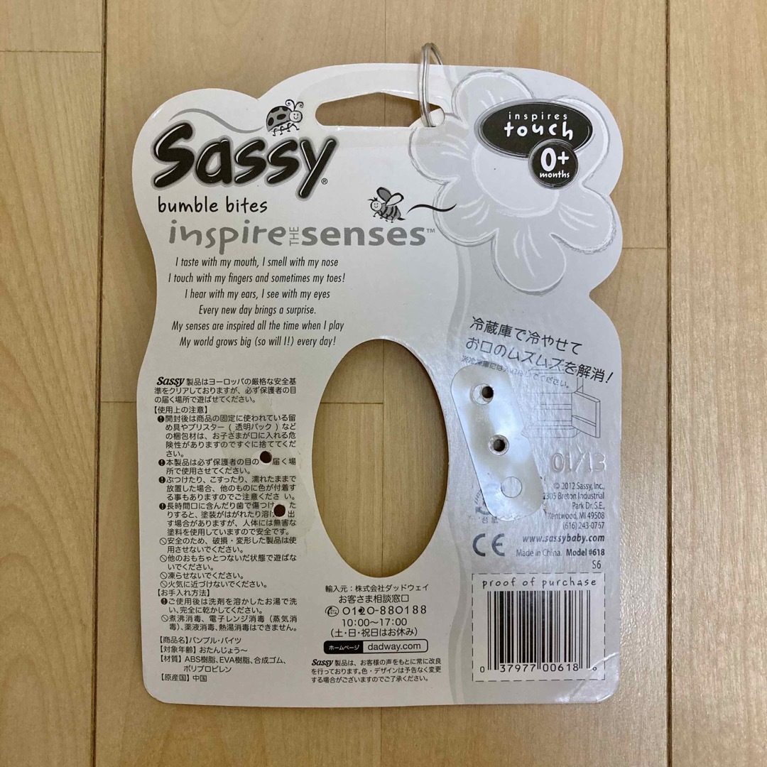 Sassy(サッシー)のSassy 歯固め キッズ/ベビー/マタニティのおもちゃ(知育玩具)の商品写真