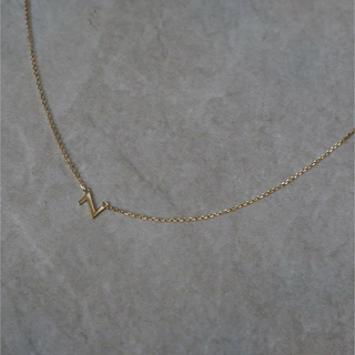 「order」10K gold initial necklace(ネックレス)