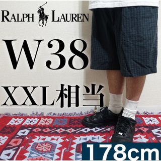 ポロラルフローレン(POLO RALPH LAUREN)の【美品】POLO Ralph Lauren ハーフパンツ W38 旧タグ タック(ショートパンツ)