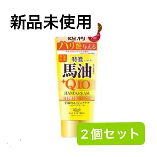 Q10 ロッシモイストエイド 国産馬油＆Q10 リッチハンドクリーム 80g(ハンドクリーム)