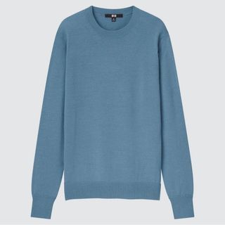 ユニクロ(UNIQLO)のUNIQLO ユニクロ　エクストラファインメリノクルーネックセーター2021(ニット/セーター)